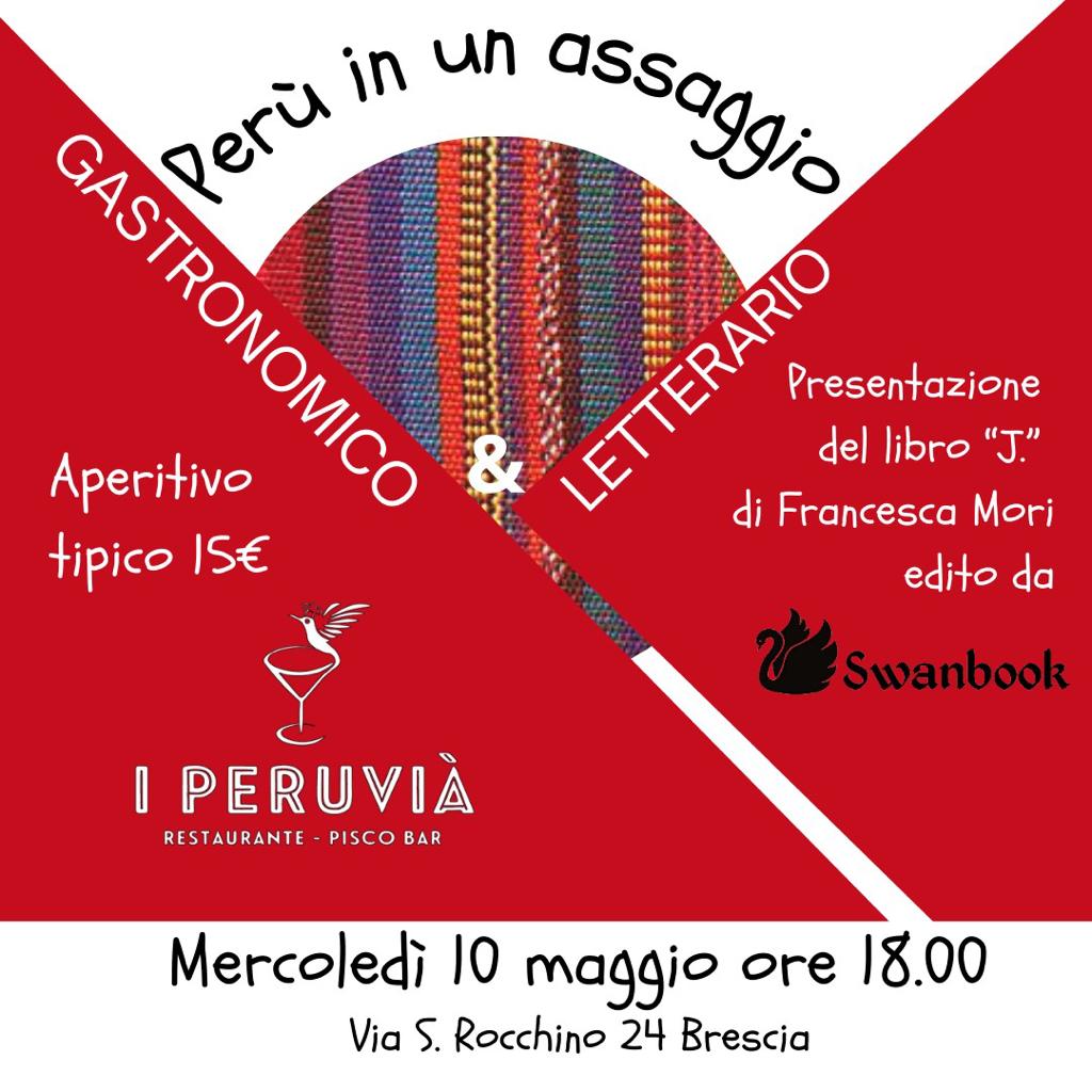 locandina evento gastronomico e letterario per&ugrave;
