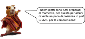 cavia peruviana con poncho che spiega l'artigianalit&agrave; del cibo