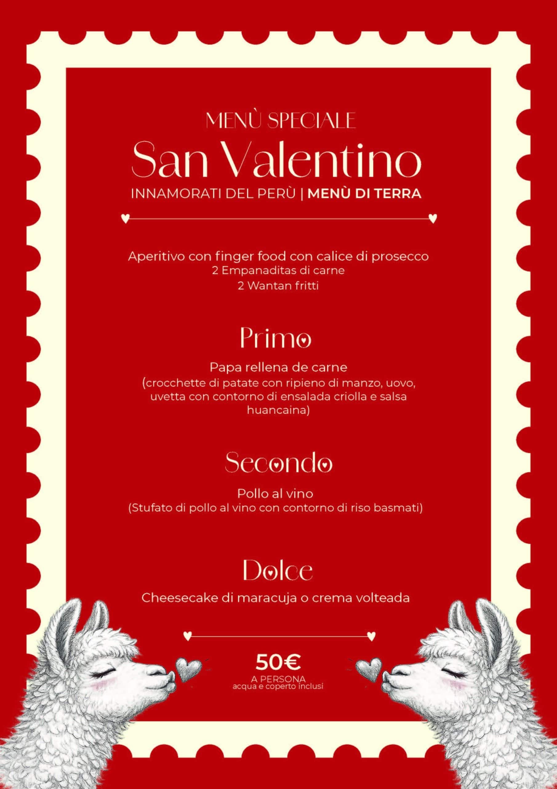 Men&ugrave; San Valentino Terra